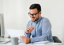 Single Person In Office Image